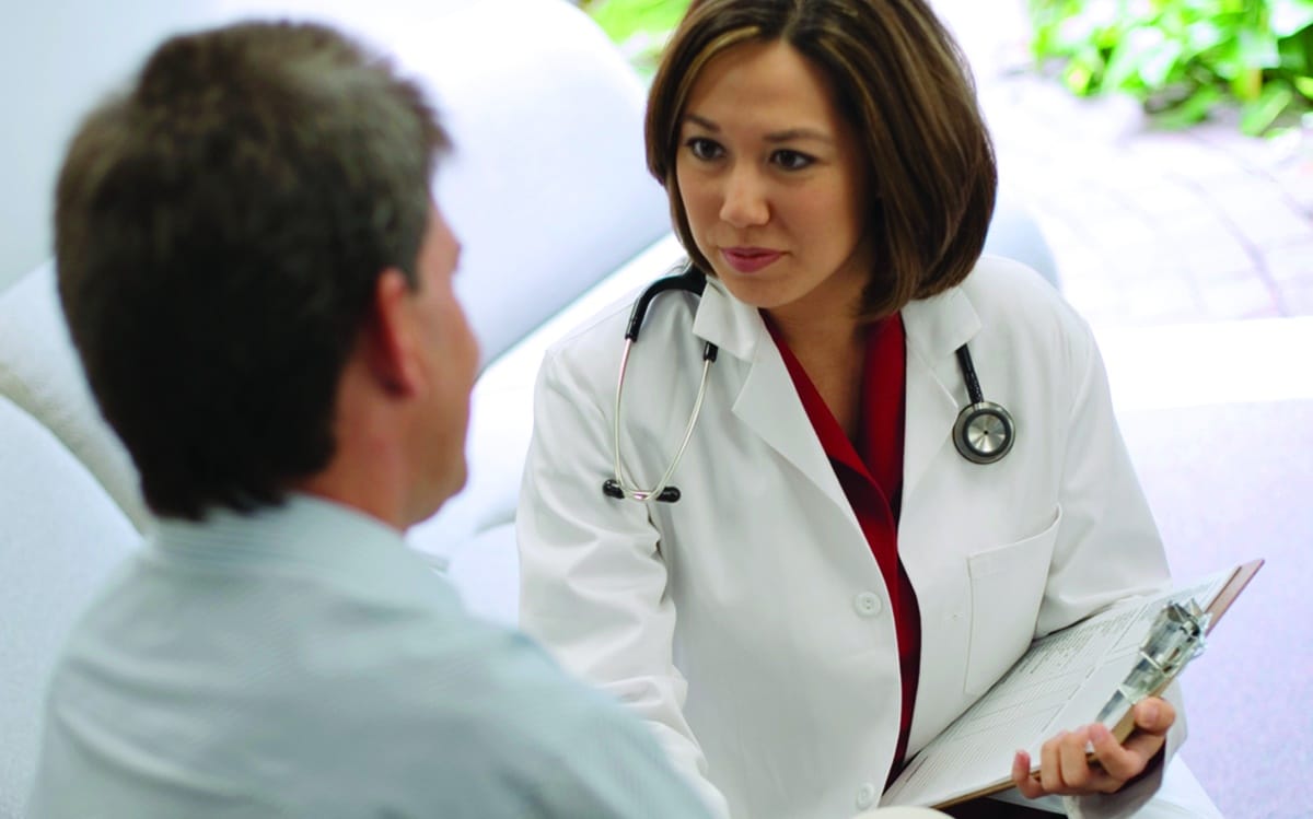 Female Doctor Speaking with a Patient